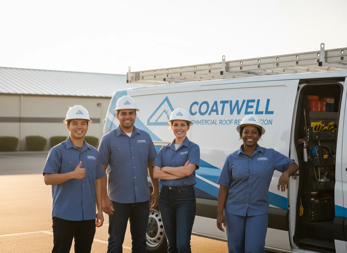 Commercial roof coating company in Clio, IA
